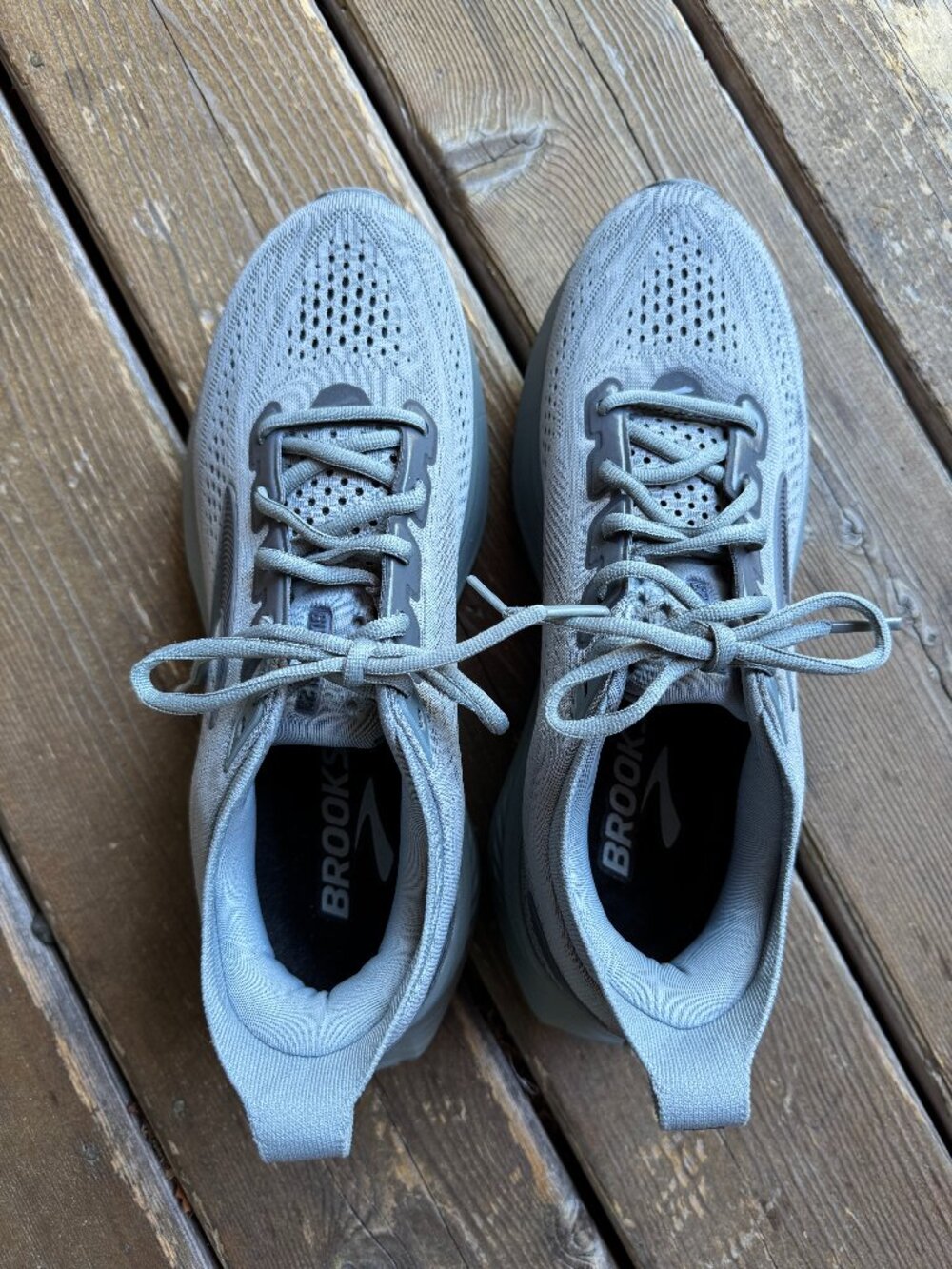 BROOKS Glycerin 23 Running Shoe Gray/Blackened Pearl in Men's 9 - Picture 6 of 13